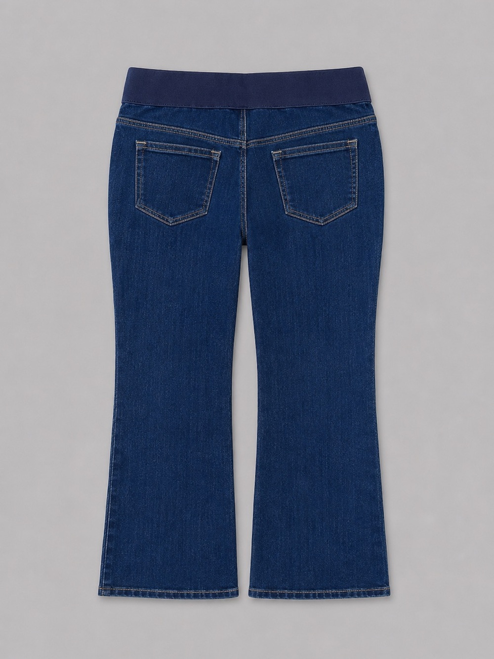 Old Navy Maternity Low Rise Bootcut Jeans Size 8 Stretch Denim Pull-On Pants - Picture 4 of 6